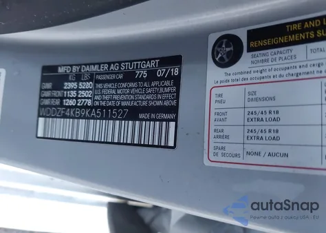 2019 Mercedes-Benz E 300 4Matic from USA, damaged, VIN WDDZF4KB9KA511527